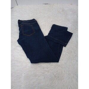 XHILARATION BRAND SZ 9 BUTTON FRONT DARK  WASH WOMANS  JEANS